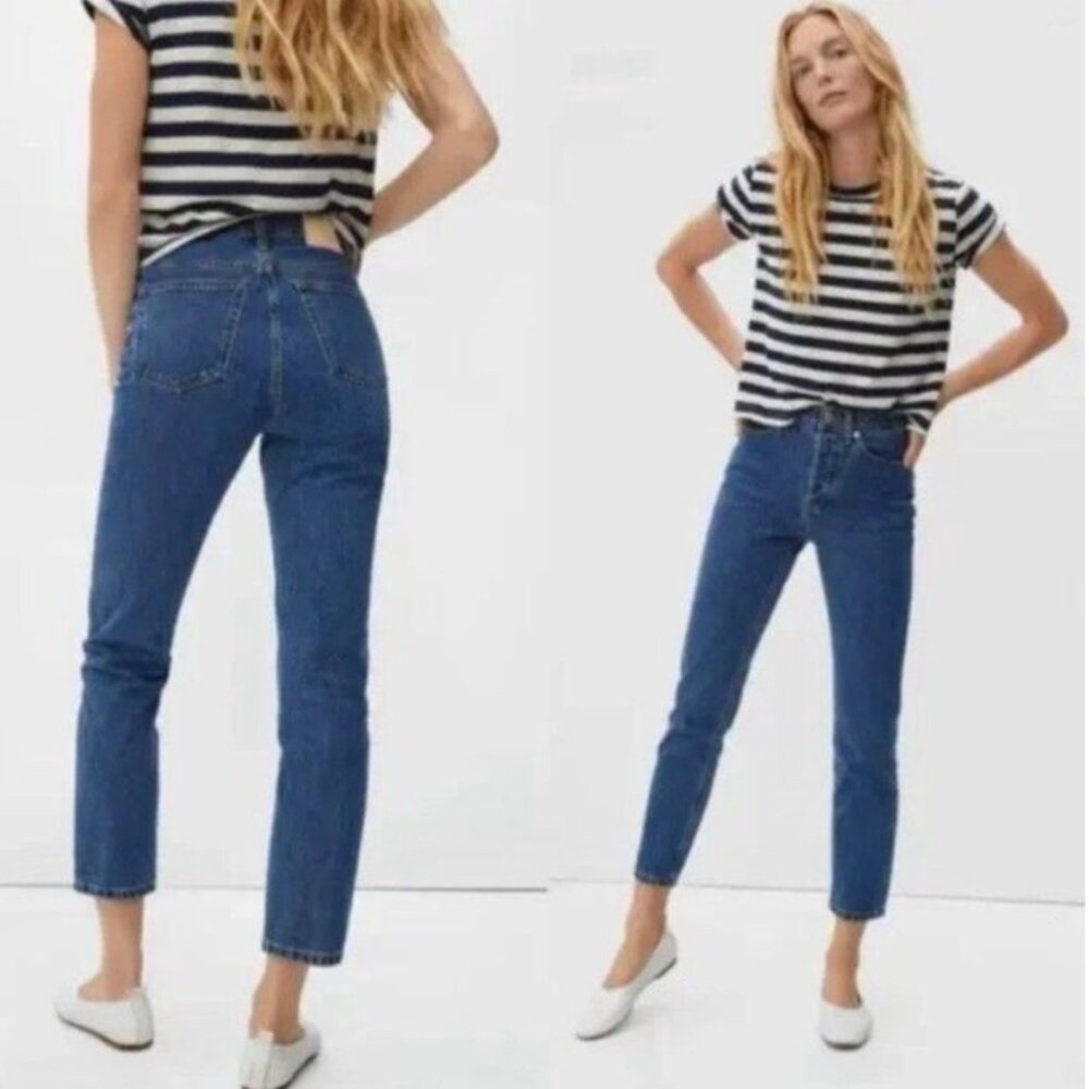 Everlane The '90s Cheeky Denim Organic Cotton Jean in Northridge Dark Womens 29